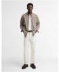 Men's Barbour Franklin Tailored Checked Shirt - Stone