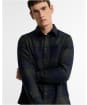Men's Barbour Fergus Relaxed Tartan Shirt - Shadow Classic Tartan