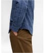 Men's Barbour Lantern Tailored Checked Shirt - Navy