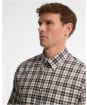 Men's Barbour Fallowlane Regular Fit Checked Shirt - Navy