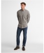 Men's Barbour Fallowlane Regular Fit Checked Shirt - Navy