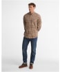 Men's Barbour Fallowlane Regular Fit Checked Shirt - Olive