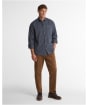 Men's Barbour Alderwood Regular Fit Tattersall Shirt - Navy