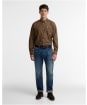 Men's Barbour Barnard Thermo Weave Regular Fit Checked Shirt - Olive
