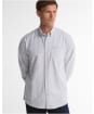 Men's Barbour Sheldane Regular Fit Striped Shirt - Deep Blue