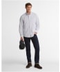 Men's Barbour Sheldane Regular Fit Striped Shirt - Deep Blue