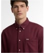 Men's Barbour Sparrowhill Regular Fit Shirt - Dark Bordeaux