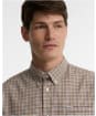 Men's Barbour Farmtown Regular Fit Checked Shirt - Dark Bordeaux