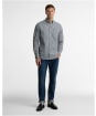 Men's Barbour Harbourwall Tailored Gingham Shirt - Navy
