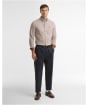 Men's Barbour Harbourwall Tailored Gingham Shirt - Sandstone