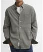 Men's Barbour Nevis Authentic Textured Shirt - Forest Marl