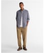 Men's Barbour Nevis Authentic Textured Shirt - Navy Marl