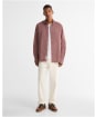 Men's Barbour Nevis Authentic Textured Shirt - Ruby Marl