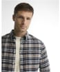 Men's Barbour Northfell Tailored Checked Shirt - Navy