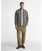 Men's Barbour Northfell Tailored Checked Shirt - Navy