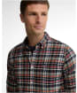 Men's Barbour Northfell Tailored Checked Shirt - Red