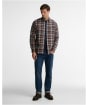 Men's Barbour Northfell Tailored Checked Shirt - Red