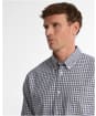 Men's Barbour William Regular Fit Checked Shirt - Navy