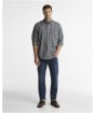 Men's Barbour Dishford Thermo Weave Regular Fit Checked Shirt - Olive