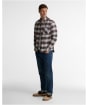 Men's Barbour Tay Authentic Highland Check Oxford Shirt - Red