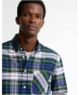 Men's Barbour Findhorn Authentic Highland Check Oxford Shirt - Seaweed