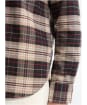 Men's Barbour Annan Authentic Highland Check Oxford Shirt - Stone