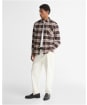 Men's Barbour Annan Authentic Highland Check Oxford Shirt - Stone