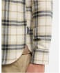 Men's Barbour Langton Authentic Highland Check Flannel Shirt - Ecru
