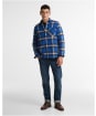Men's Barbour Bowmont Authentic Highland Check Flannel Shirt - Blue