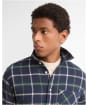 Men's Barbour Hetton Authentic Highland Check Flannel Shirt - Navy
