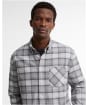 Men's Barbour Mineral Tartan Authentic Shirt - Ice Granite
