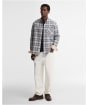Men's Barbour Mineral Tartan Authentic Shirt - Ice Granite