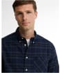 Men's Barbour Mineral Tartan Authentic Shirt - Midnight Loch
