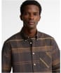 Men's Barbour Mineral Tartan Dunoon Authentic Shirt - SMOKED PEAT