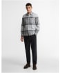 Men's Barbour Mineral Tartan Dunoon Authentic Shirt - ICE GRANITE