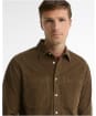 Men's Barbour Authentic Cord Shirt - Beech
