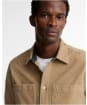 Men's Barbour Authentic Cord Shirt - Washed Stone