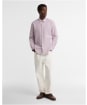 Men's Barbour Authentic Oxford Shirt - Dark Red
