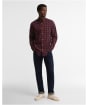 Men's Barbour Windsor Tailored Checked Shirt - Red