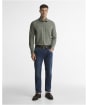 Men's Barbour Ashfield Tailored Tattersall Shirt - Agave Green