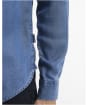 Men's Barbour Burnett Tailored Twill Shirt - Denim Blue