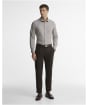 Men's Barbour Beckdale Tailored Houndstooth Shirt - Stone