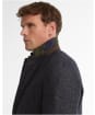 Men's Barbour Bryson Moons Check Blazer - Navy