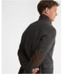 Men's Barbour Gosforth Moons Checked Blazer - Grey Marl
