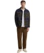 Men's Barbour Washed Stretch Twill Tailored Fit Trouser - Dark Sand