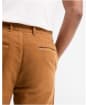 Men's Barbour Moleskin Tailored Fit Trouser - Dark Cinnamon