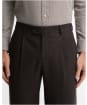 Men's Barbour Carlton Wool Cashmere Trouser - Brown Marl
