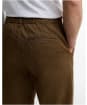 Men's Barbour Yorklane Twill Trouser - Dark Sand
