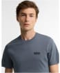 Men's Barbour International Small Logo Tee - Washed Charcoal
