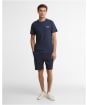 Men's Barbour International Small Logo Tee - Oxford Navy